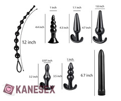 Butt Plug Trainer Kit for Comfortable Long-Term Wear, Pack of 7 Silicone Anal Plug - Εικόνα 2